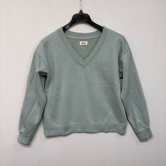 Pact Women Organic Cotton Pullover Sweatshirt Size Medium V-Neck D045 -15 - Picture 16 of 16